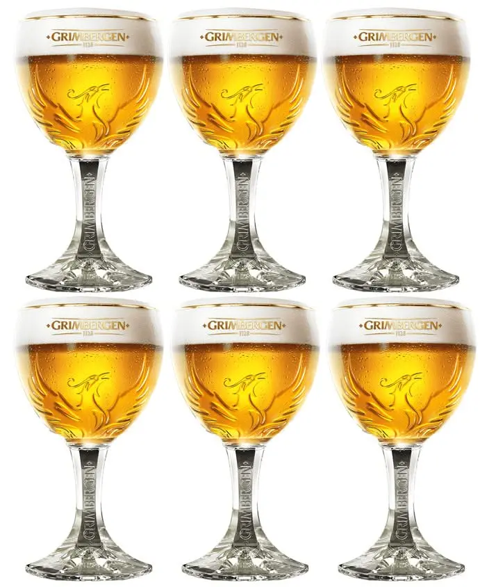 Grimbergen Bierglazen Op Voet - 250 Ml - 6 Stuks 1