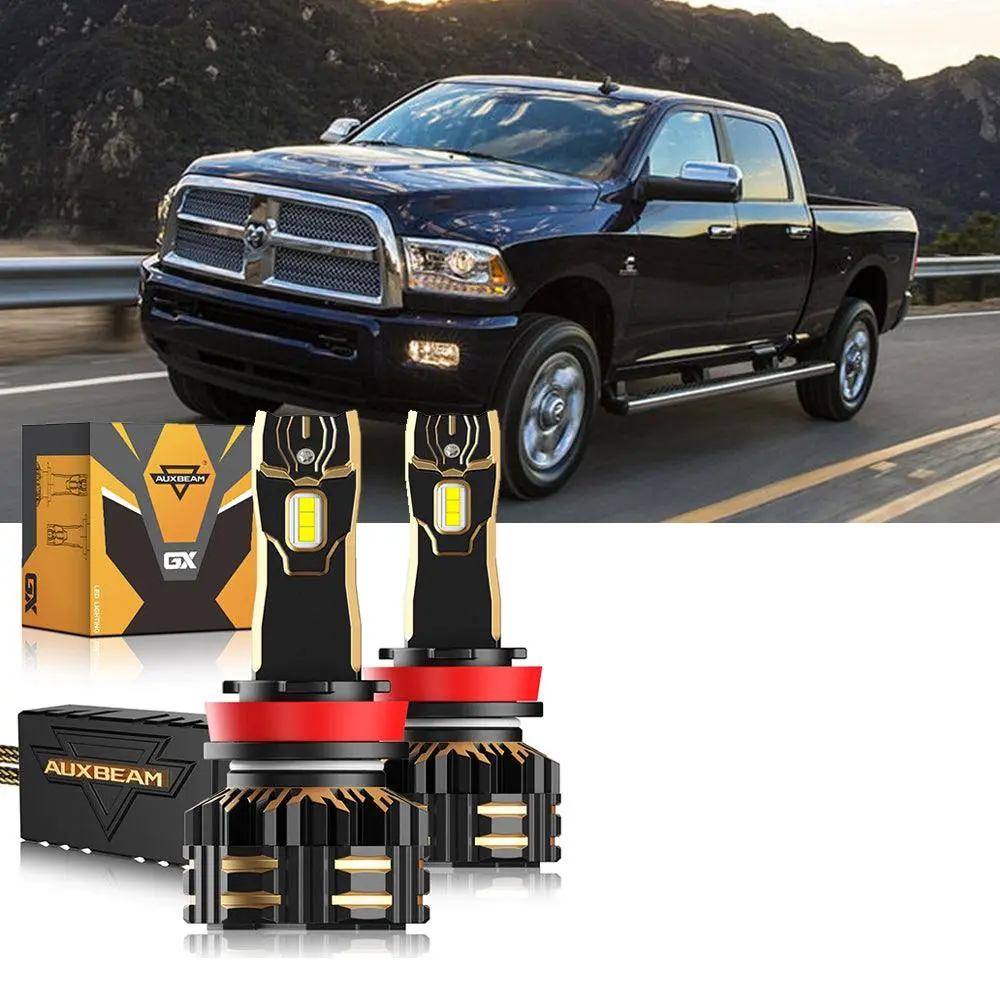 For 2013-2015 Ram 2500 (Without Projector-Type Headlights) 9005 H11 Led Headlight Bulbs Bundle 16