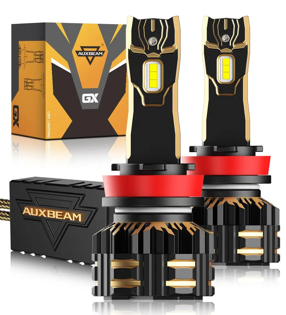 H11/H9/H8/H16jp Led Headlight Bulbs 120W 25000Lm Gx Series Brightest 6500K Cool White | 2 Bulbs 1