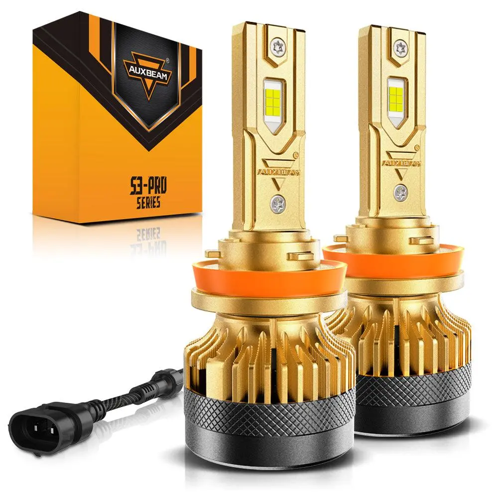 🆕H11/H9/H8 Led Headlight Bulbs S3 Pro Series High Power 24V 120W 24000Lm 6500K Cool White | 2 Bulbs 1