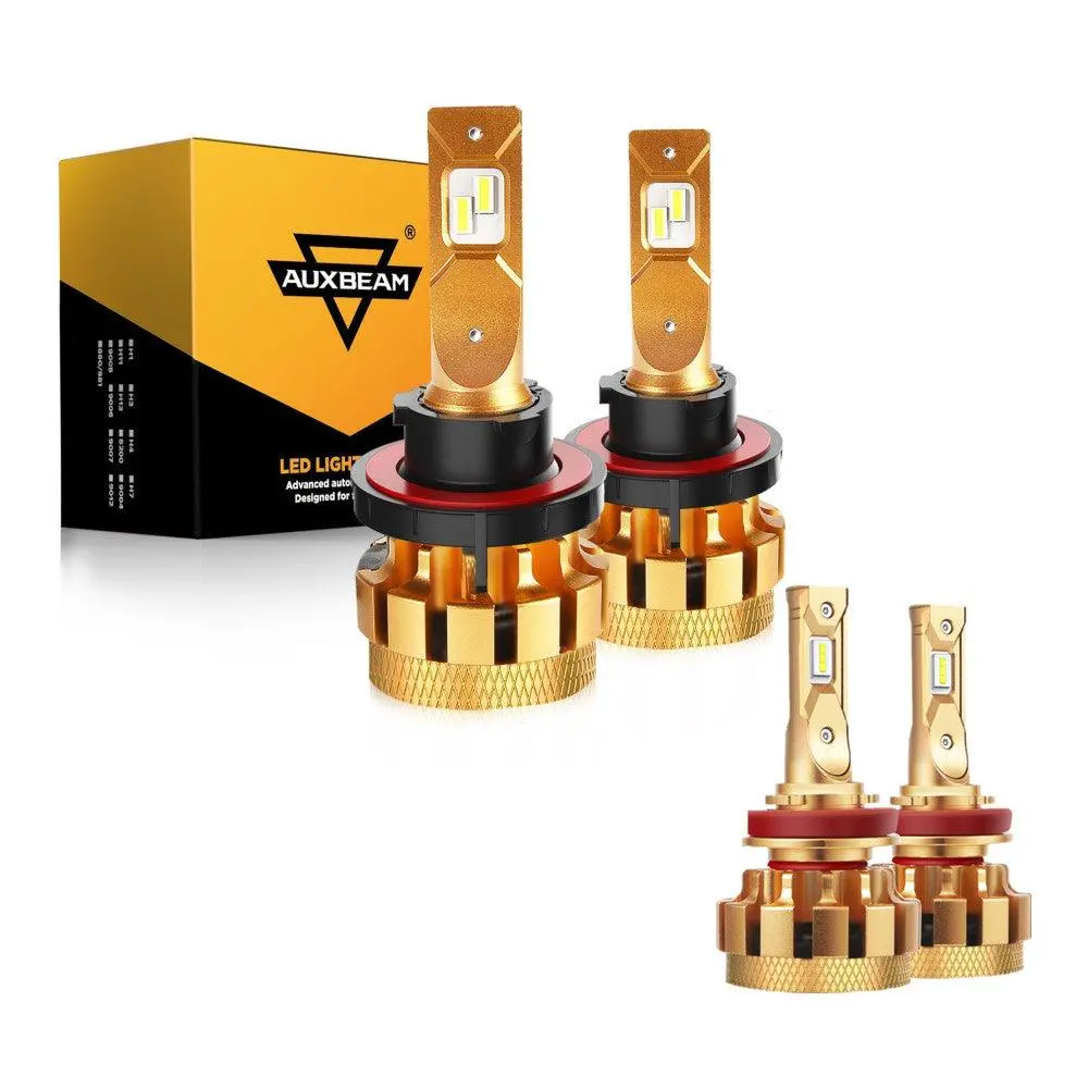 For 2008-2011 Ford Focus F-16 Plus Series Built-In Canbus Automotive Grade 14000Lm Led Light Bulbs High Low Beam Bundle 1
