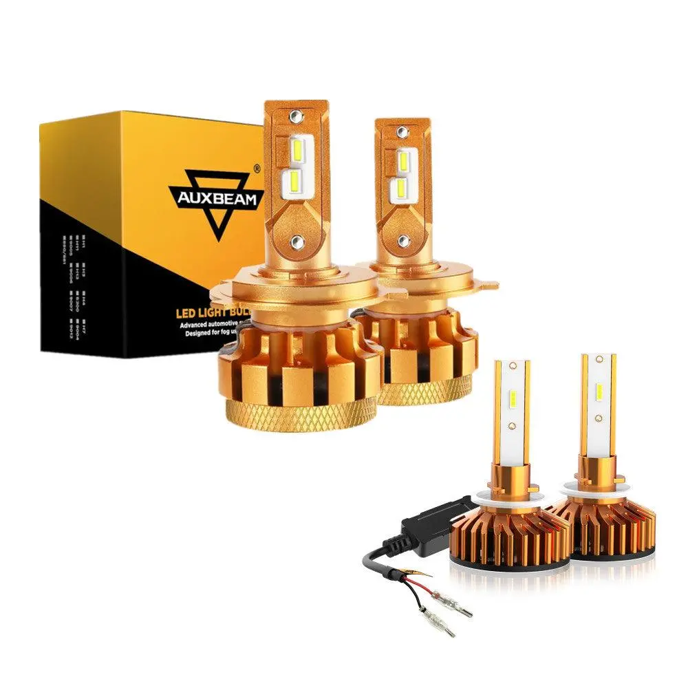 For 2000-2004 Ford Focus F-16 Plus Series Built-In Canbus Automotive Grade 14000Lm Led Light Bulbs High Low Beam Bundle 1