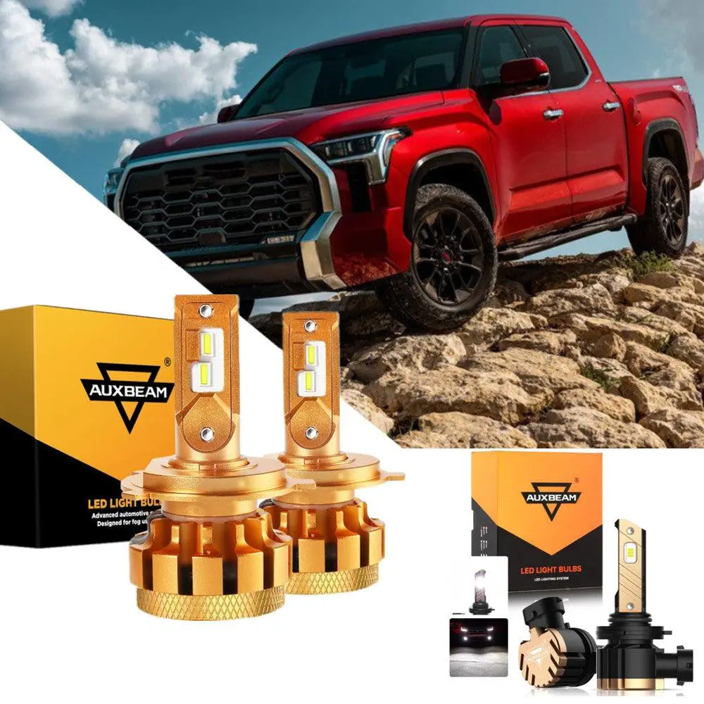 For 2000-2006 Toyota Tundra F-16 Plus Series Built-In Canbus Automotive Grade 14000Lm Led Light Bulbs High Low Beam Bundle 1