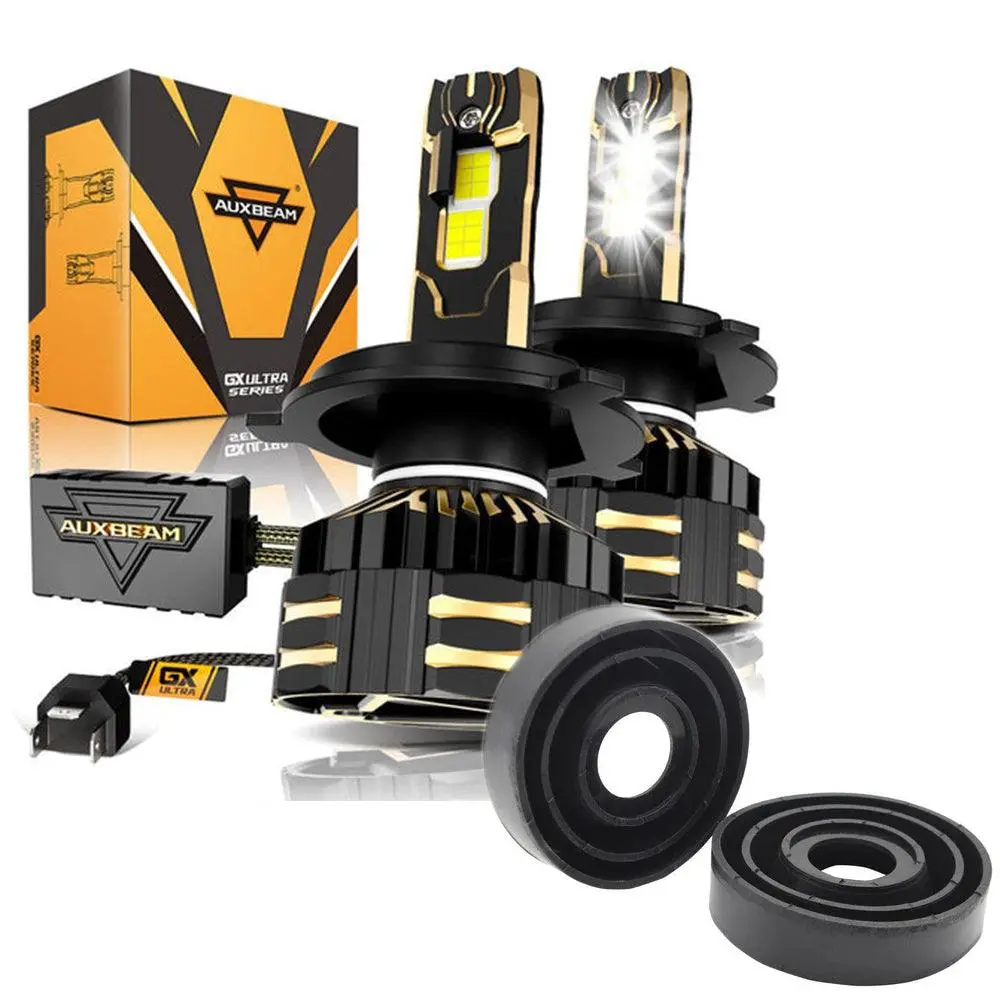🆕H4 Led Headlight Bulbs 240W 40000Lm Gx-Ultra Series 6500K Cool White | 2 Bulbs 3