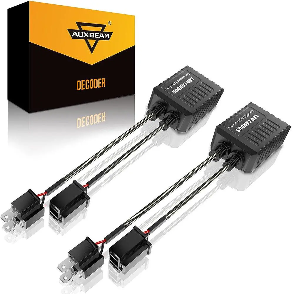 H4/9003 C20-Model Decoder-Pro Enhanced Led Headlight Bulbs Canbus Decoder Harness Resistor Conversion Kit 2Pcs/Set 1