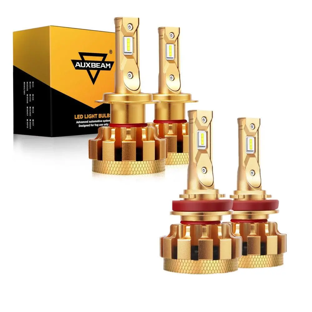 For 2011-2014 Hyundai Sonata(Hybrid) F-16 Plus Series Built-In Canbus Automotive Grade 14000Lm Led Light Bulbs High Low Beam Bundle 2