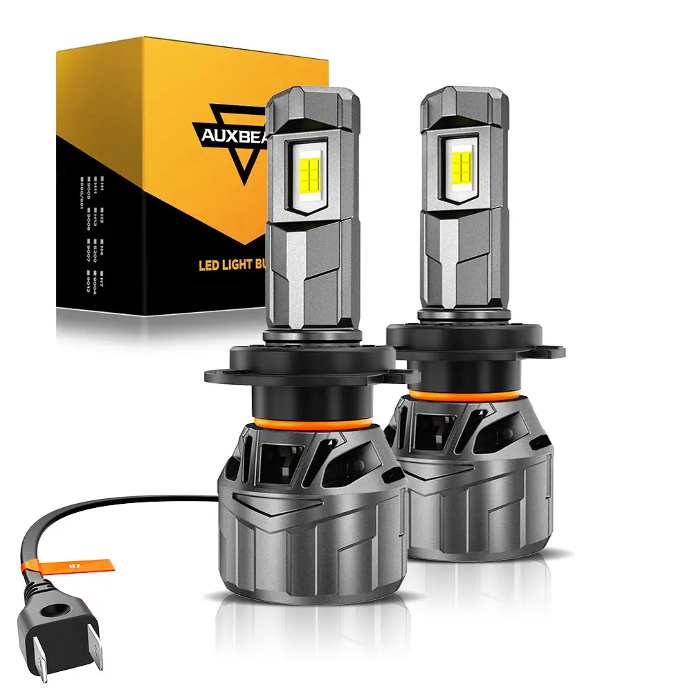 🆕H7 Led Headlight Bulbs 100W 22000Lm F18 Series 1:1 Mini Size 6500K Cool White | 2 Bulbs 1