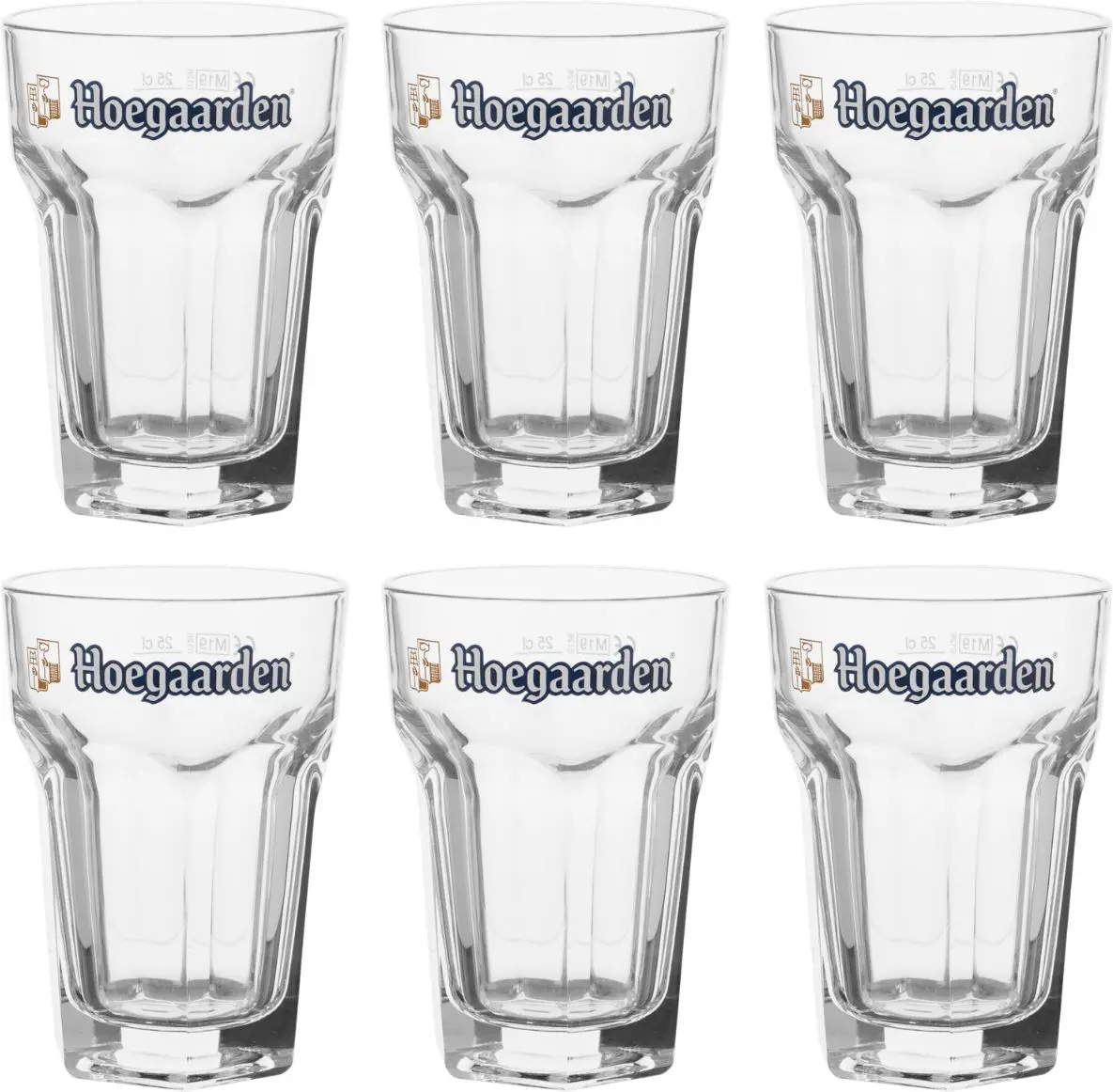 Hoegaarden Bierglazen Witbier - 250 Ml - 6 Stuks 1
