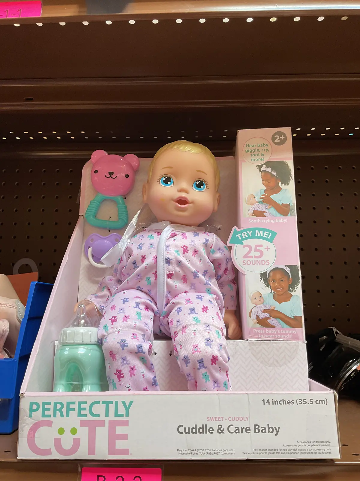 Perfectly Cute Cuddle And Care Baby Doll - Blue Eyes( Box Slightly Damaged) 1