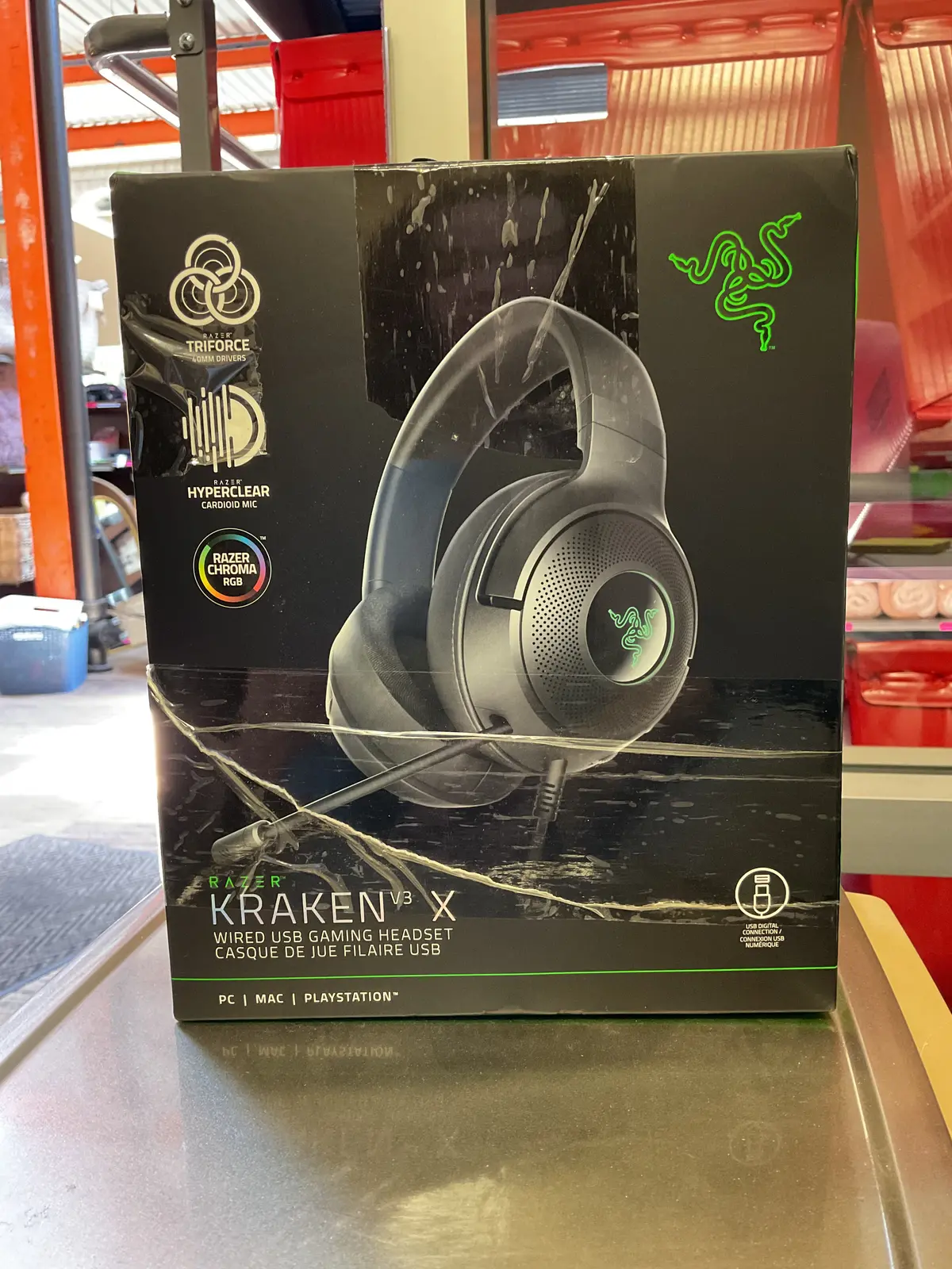 Razer Kraken V3 X Wired Gaming Headset For Pc *See Description * - Clearance 1
