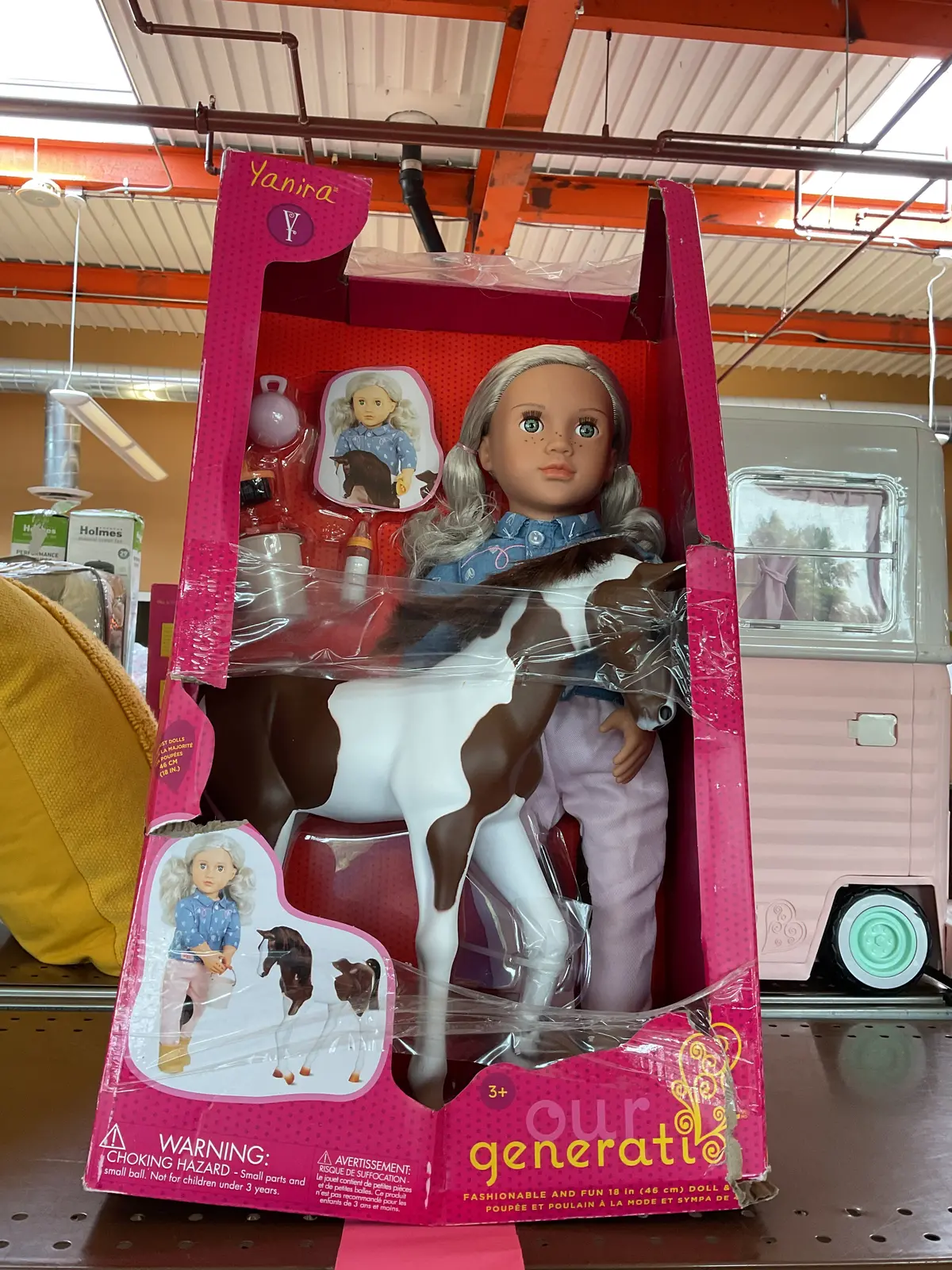 Our Generation Doll Yanira With Pet Foal Set- Damaged Box 1