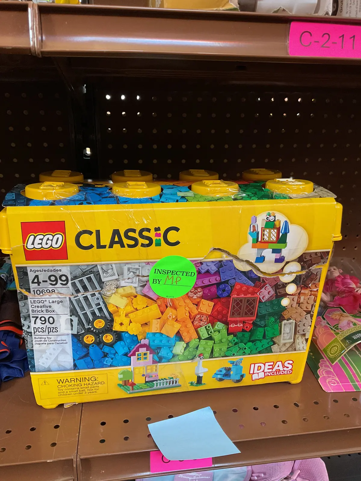 Lego Classic Large Creative Brick Box Build Your Own Creative Toys, Kids Building Kit 10698 1