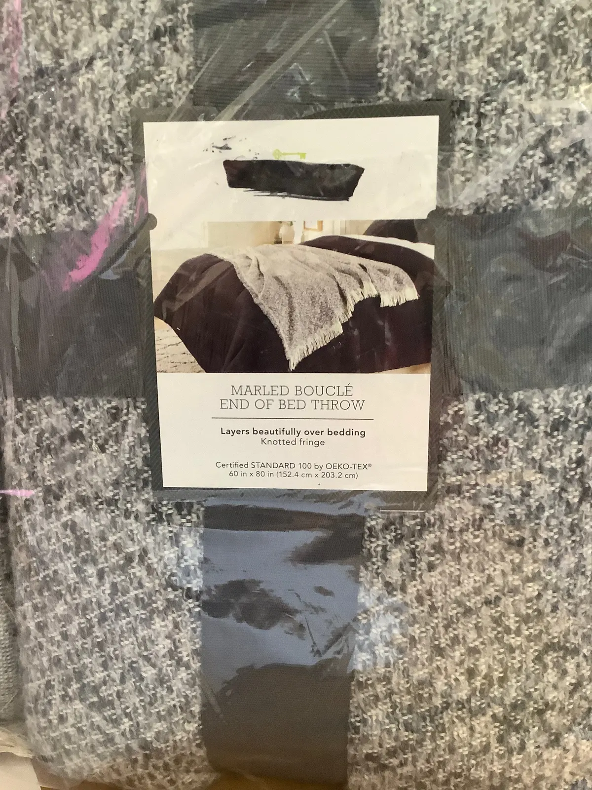 Boucle Throw Blanket 1