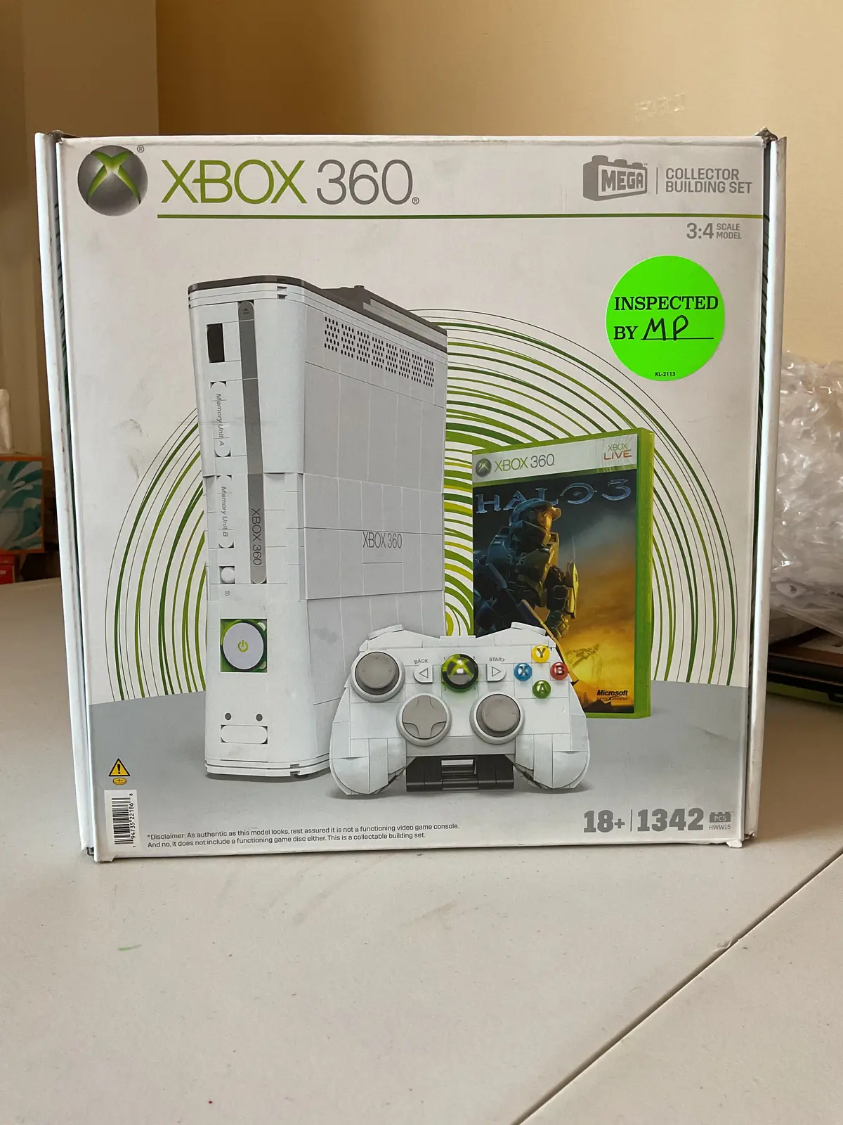 Mega Showcase Microsoft Xbox 360 Collector Building Set - 1342Pcs - Open Box As Is 1