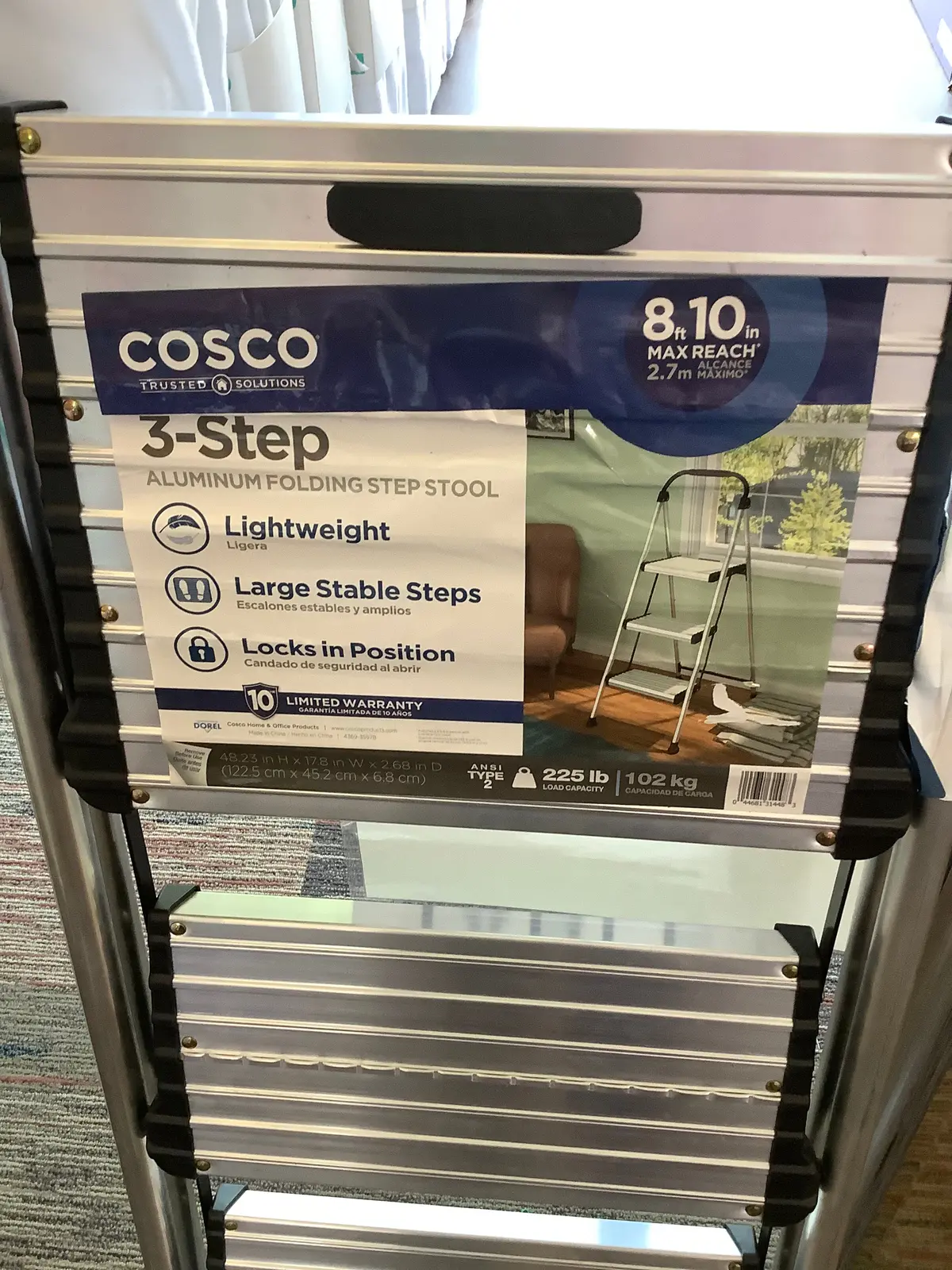 Cosco 3 Step All Aluminum Step Stool 1