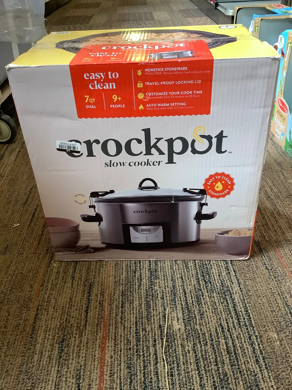 Crock-Pot 7Qt Cook & Carry Programmable Slow Cooker - Stainless Steel 1