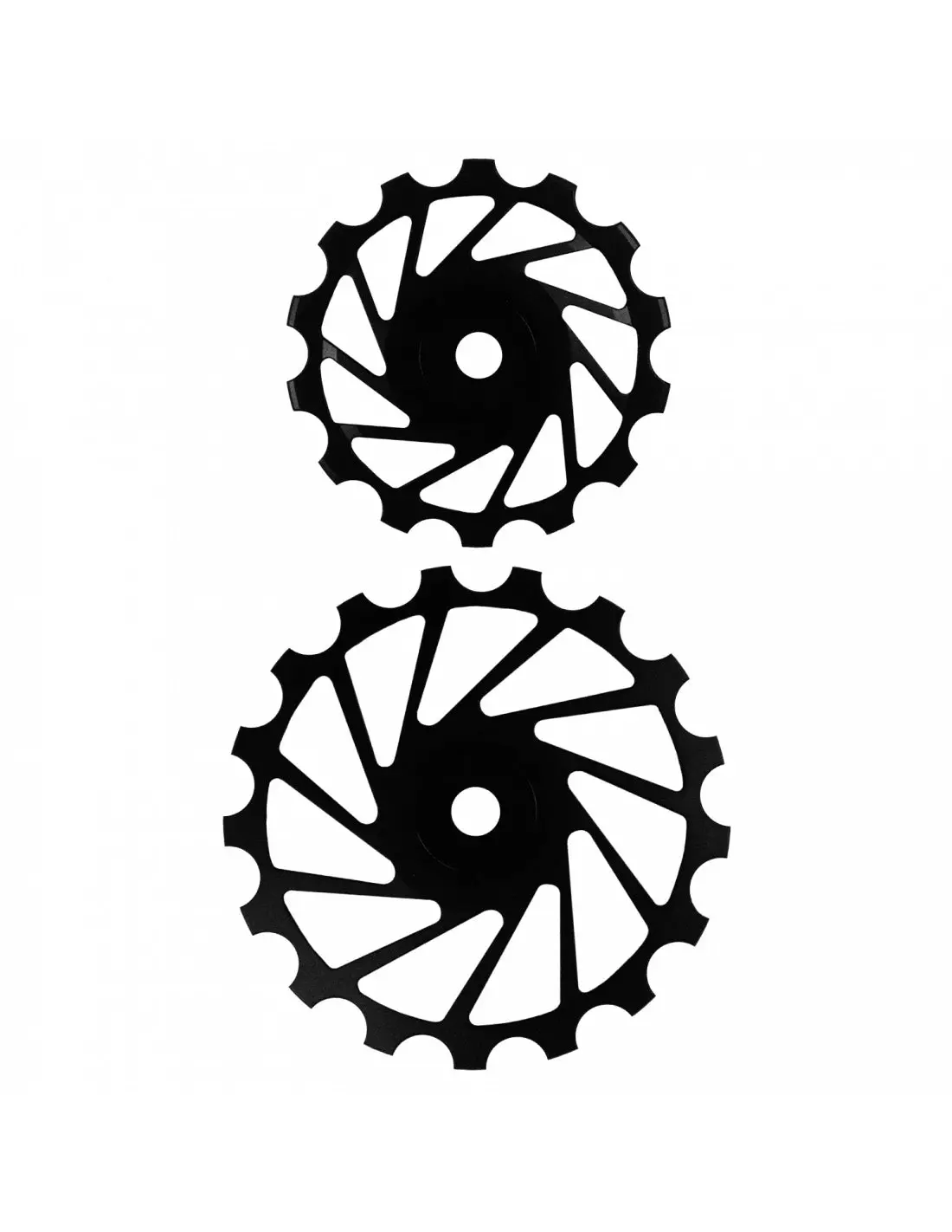 Nova Ride Ceramic Pulley Wheels 14T & 17T Black 1
