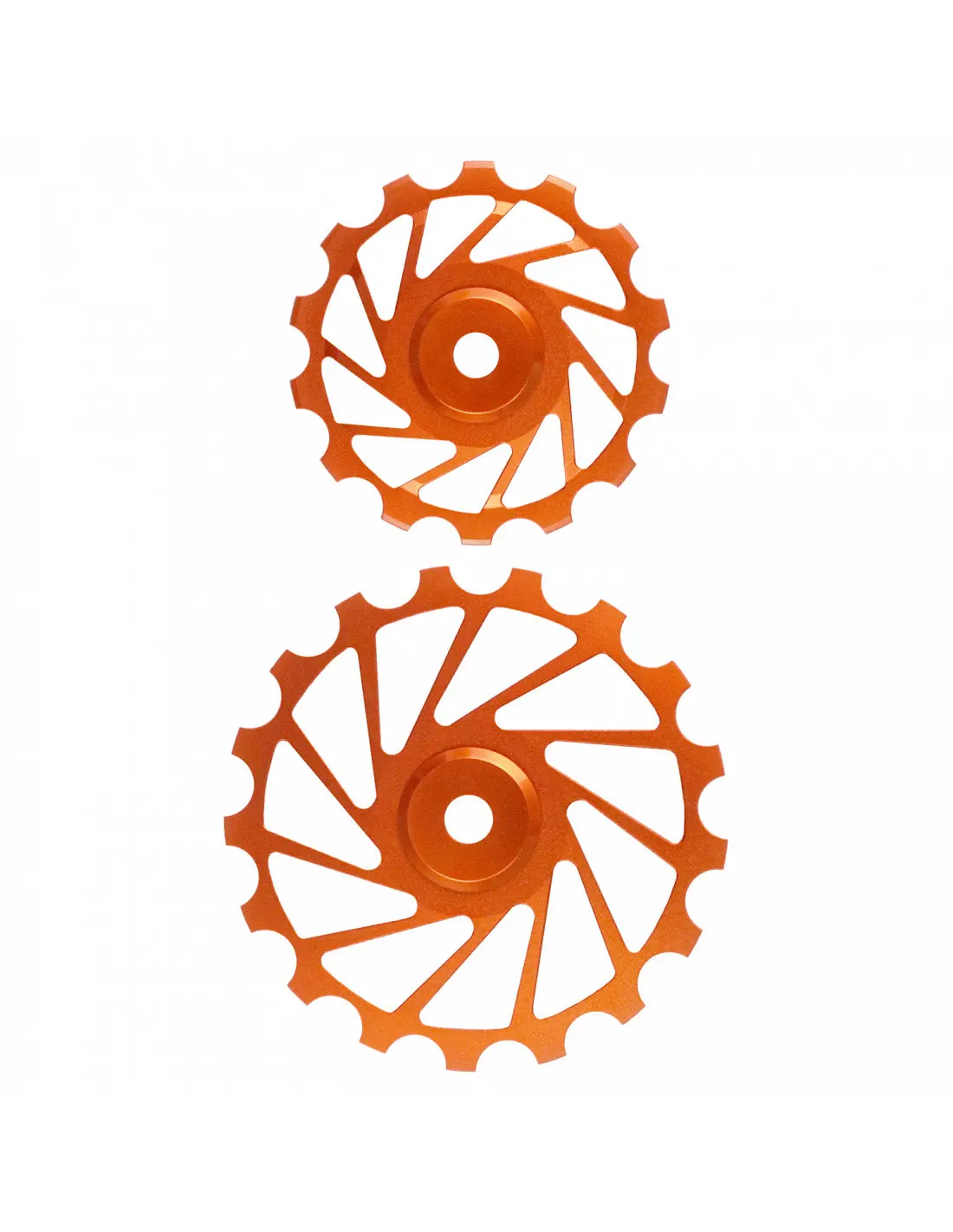 Nova Ride Ceramic Pulley Wheels 14T & 17T Orange 1