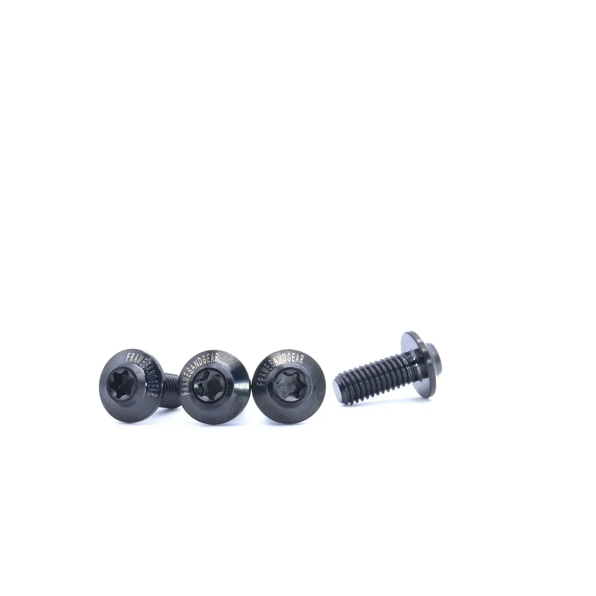 Framesandgear Titanium Bottle Cage Bolts M5*12 Black 4 Pieces 1