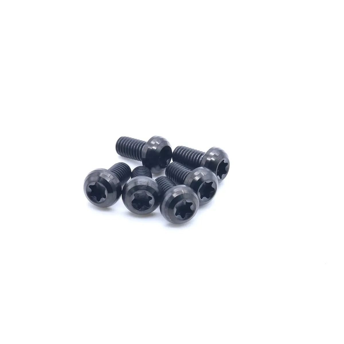 Framesandgear Titanium Disc Brake Rotor Bolts M5*10 Black 6 Pieces 1