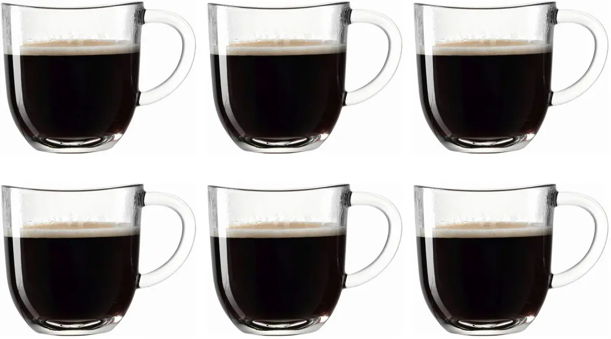 Leonardo Koffieglazen Napoli 280 Ml - 6 Stuks 1