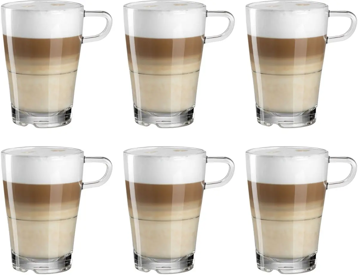 Leonardo Latte Macchiato Glazen Senso - Stapelbaar - 350 Ml - 6 Stuks 1