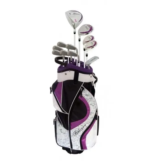 Founders Club Believe Complete Ladies Golf Set - Purple (Left-Handed Petite -1") 1