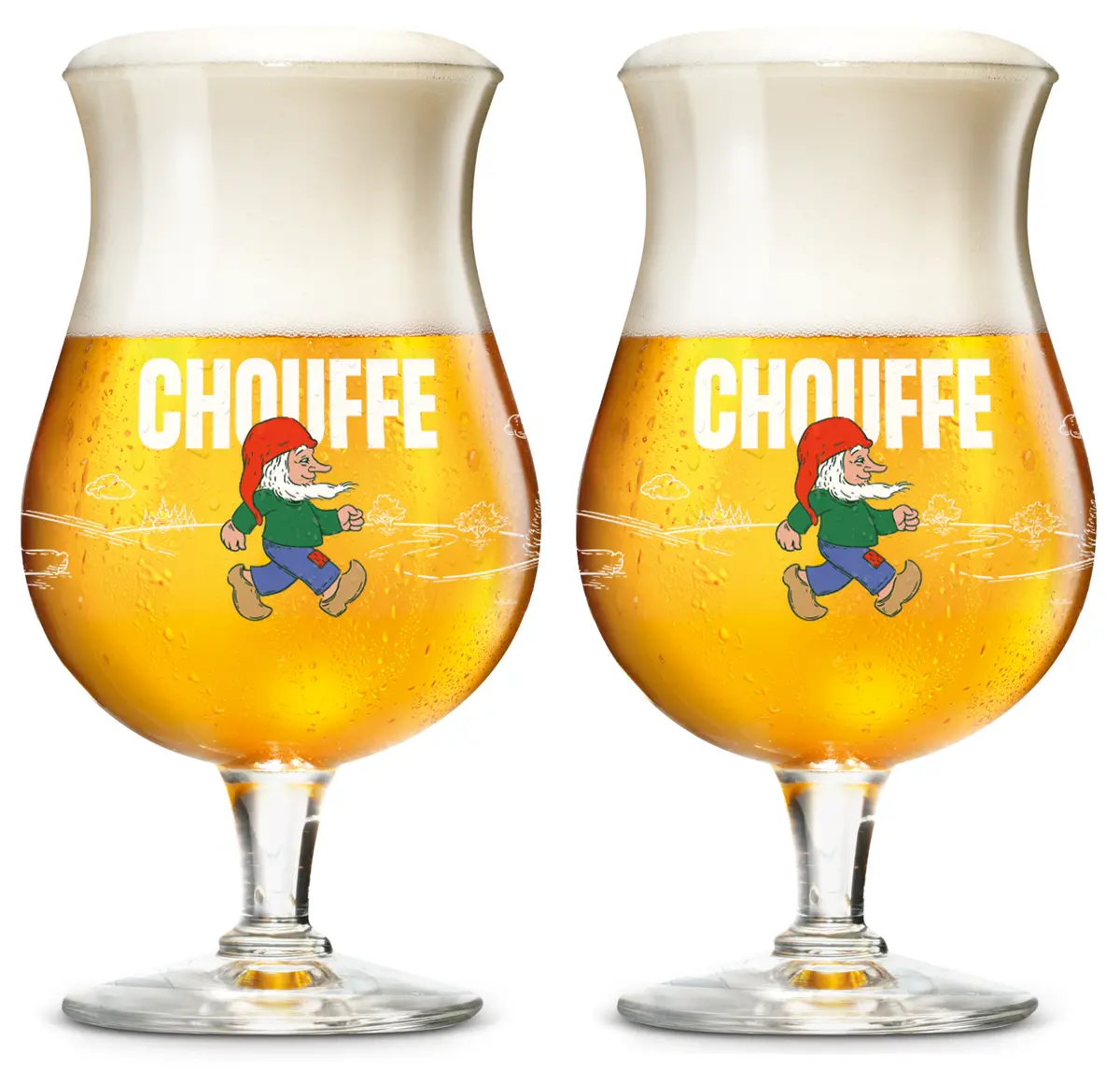 La Chouffe Bierglazen - 330 Ml - 2 Stuks 1