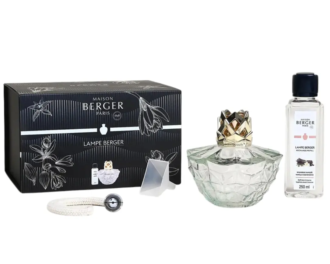 Maison Berger Giftset - Geurbrander Splendeur Vanillée / Vanilla Magnificence - Transparant - 250 Ml 1