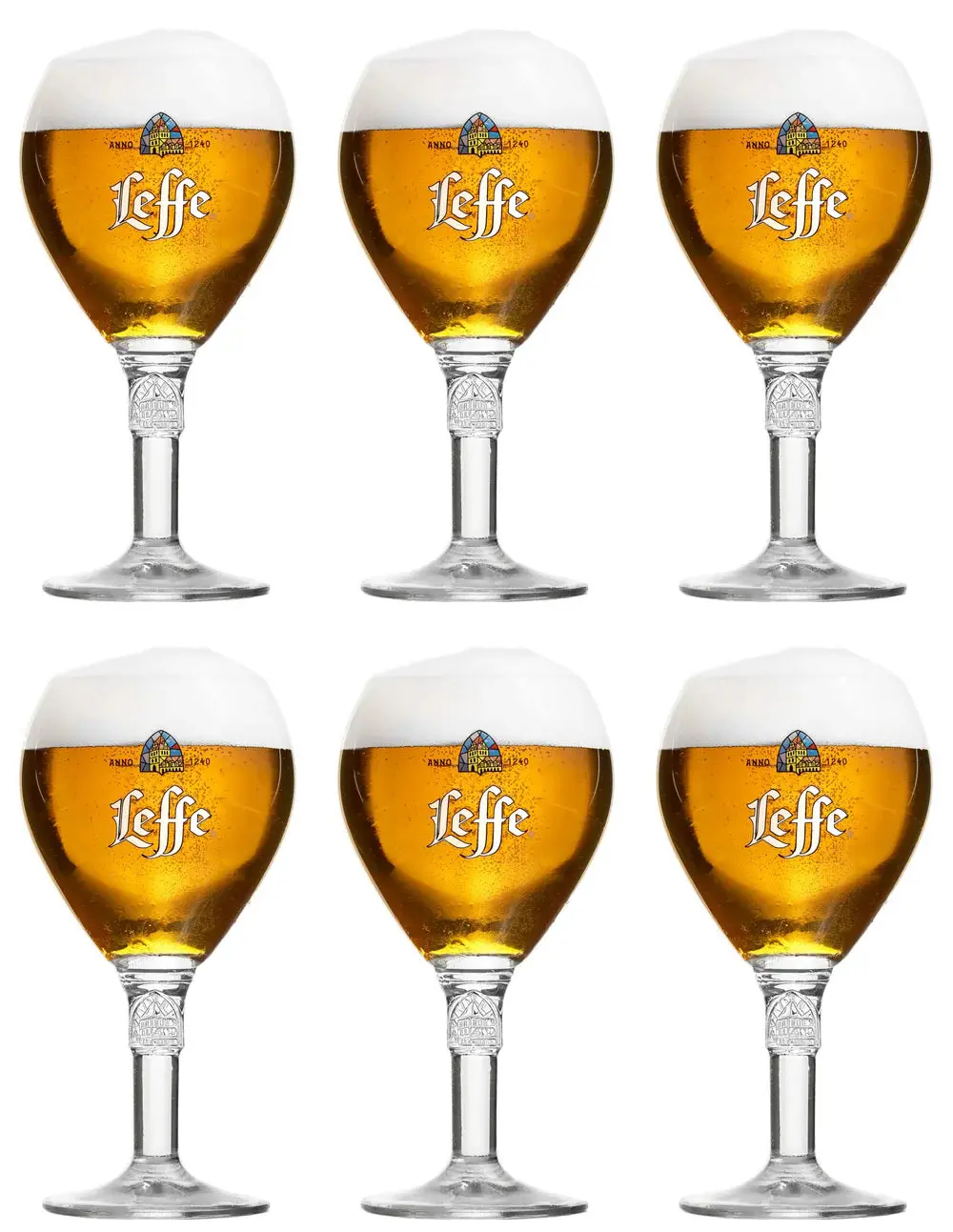 Leffe Bierglazen 330 Ml - 6 Stuks 1
