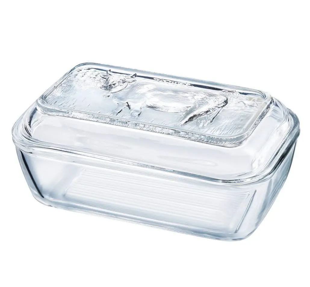 Luminarc Botervloot Met Opdruk - Glas 1