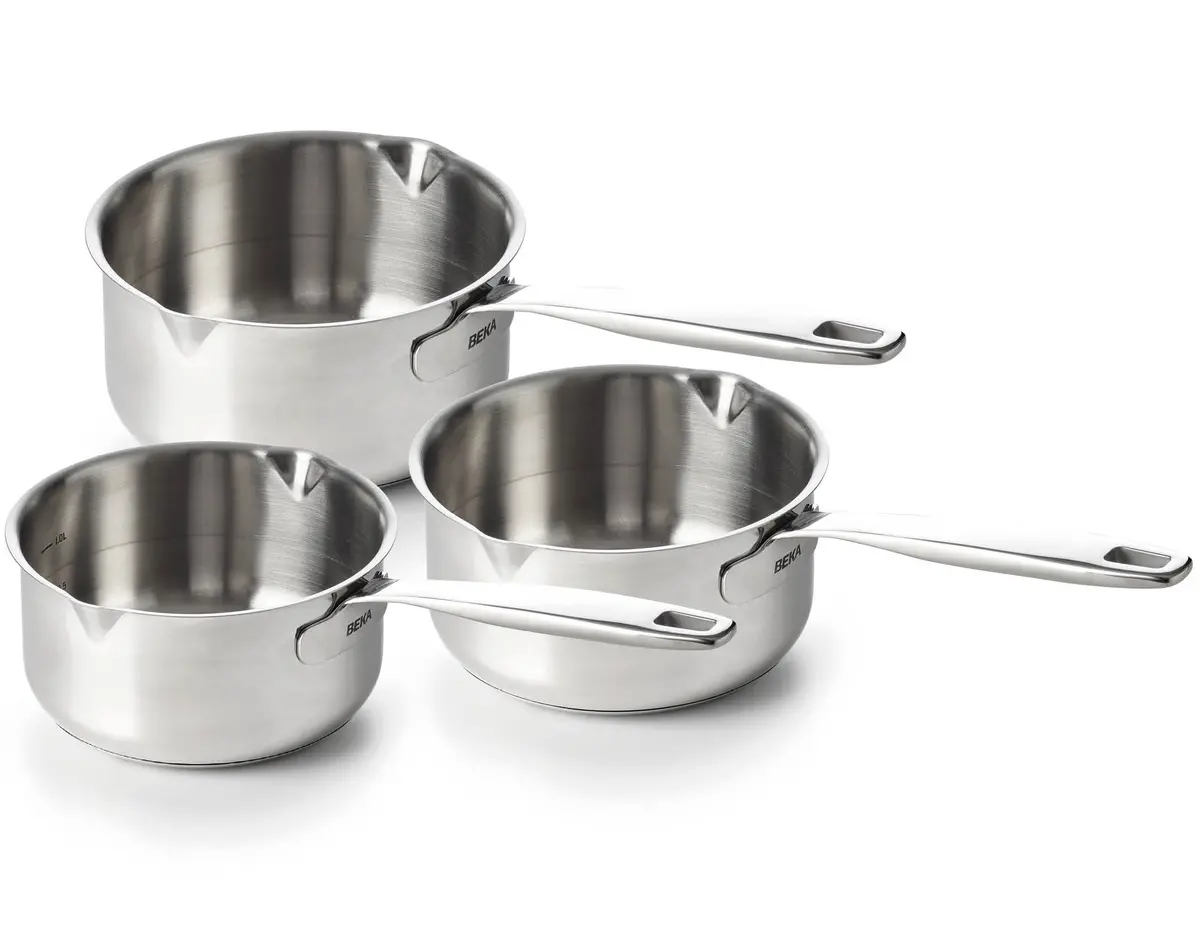 Beka Steelpannenset Maestro 5-Ply 3-Delig - Ø 16, 18 & 20 Cm - Geschikt Voor Alle Warmtebronnen 1
