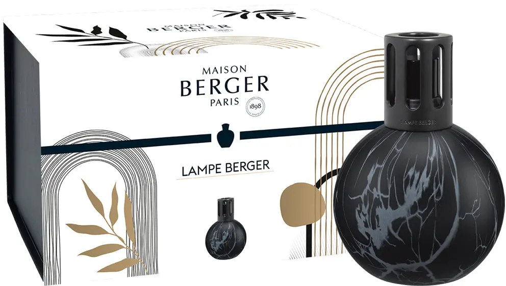 Maison Berger Giftset - Geurbrander Marbrure - Zwart 1