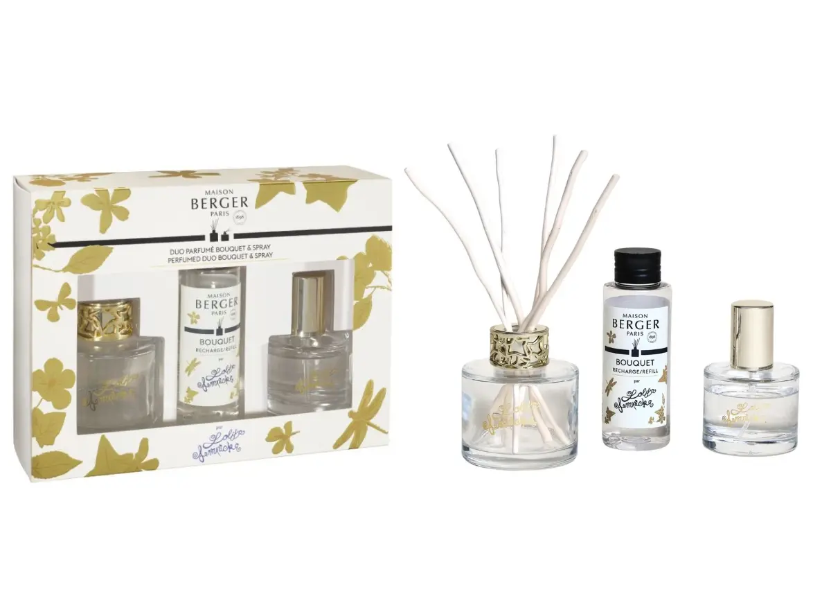 Maison Berger Giftset Duo Lolita Lempicka - Geurstokjes 80 Ml & Roomspray 50 Ml 1