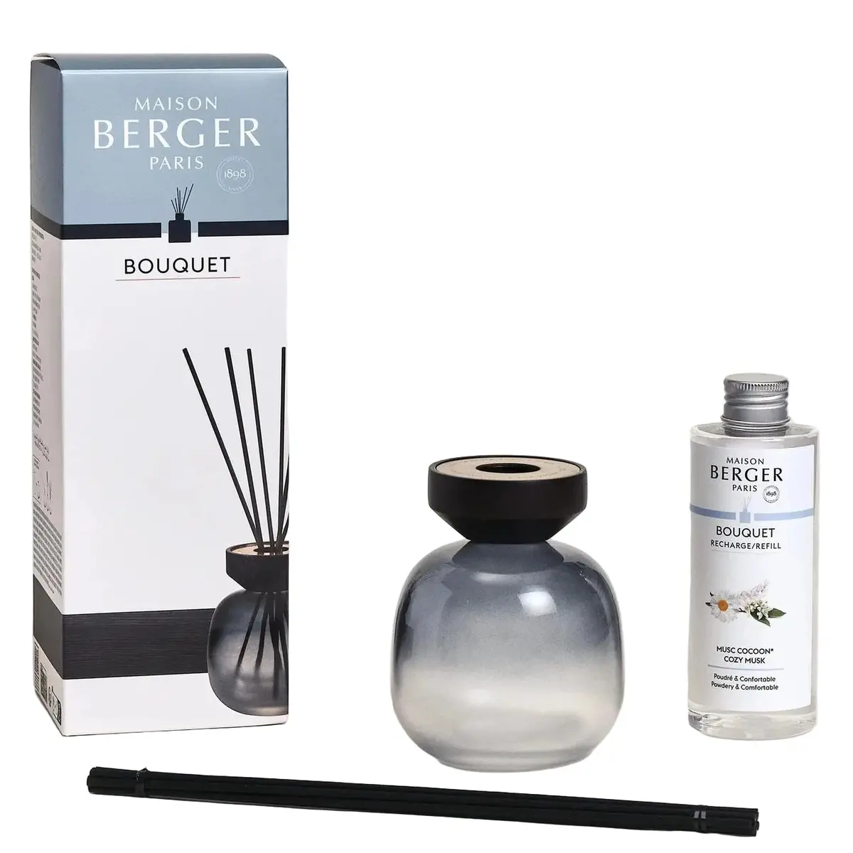 Maison Berger Geurstokjes Wood - Cozy Musk - 180 Ml 1