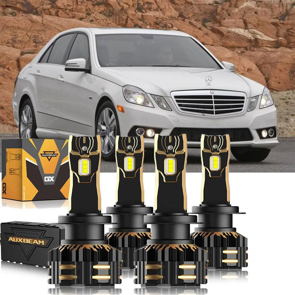 For 2011-2013 Mercedes Benz E350 H7 Led Headlight Bulbs 2
