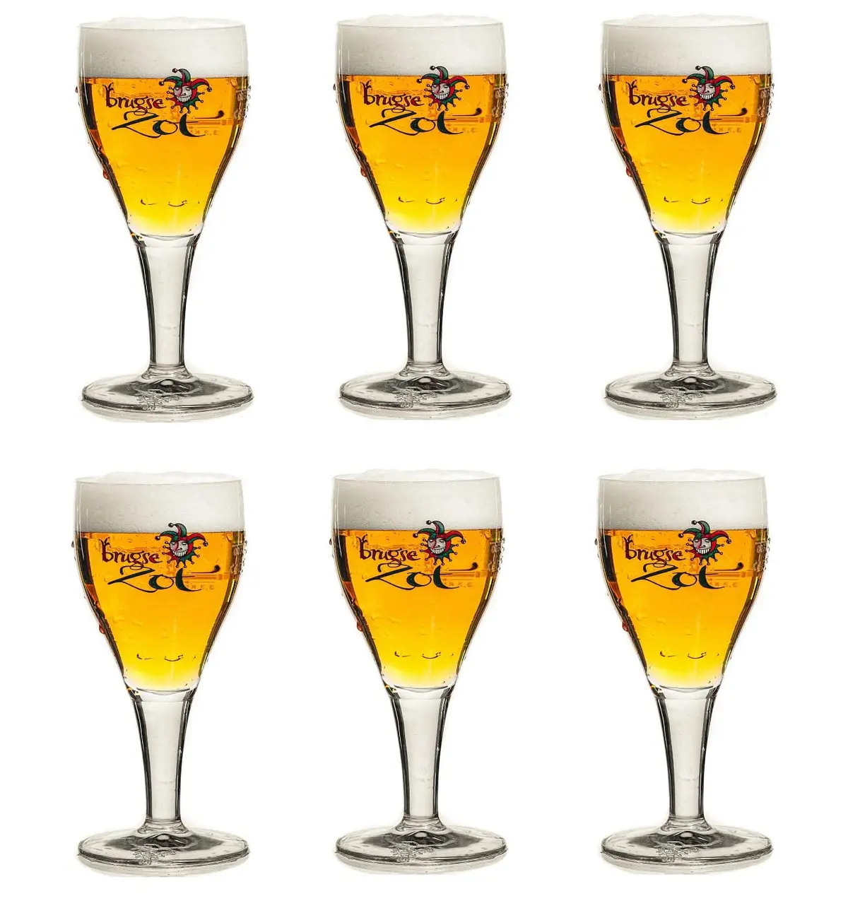 Brugse Zot Bierglazen - 330 Ml - 6 Stuks 1