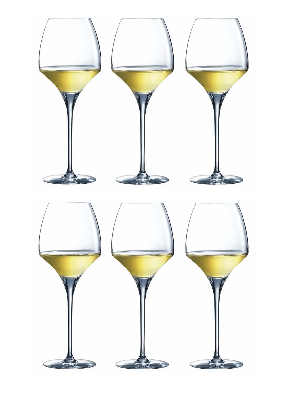 Chef & Sommelier Witte Wijnglazen Open Up - 400 Ml - 6 Stuks - 6 Witte Wijnglazen Van 400 Ml 1