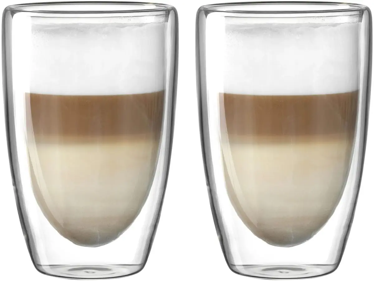 Leonardo Dubbelwandige Latte Macchiato Glazen Duo 400 Ml - 2 Stuks 1