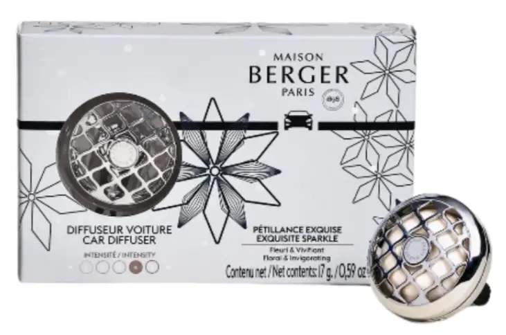 Maison Berger Autoparfum / Autodiffuser - Rosalie Exquisite Sparkle - Met Navulling 1
