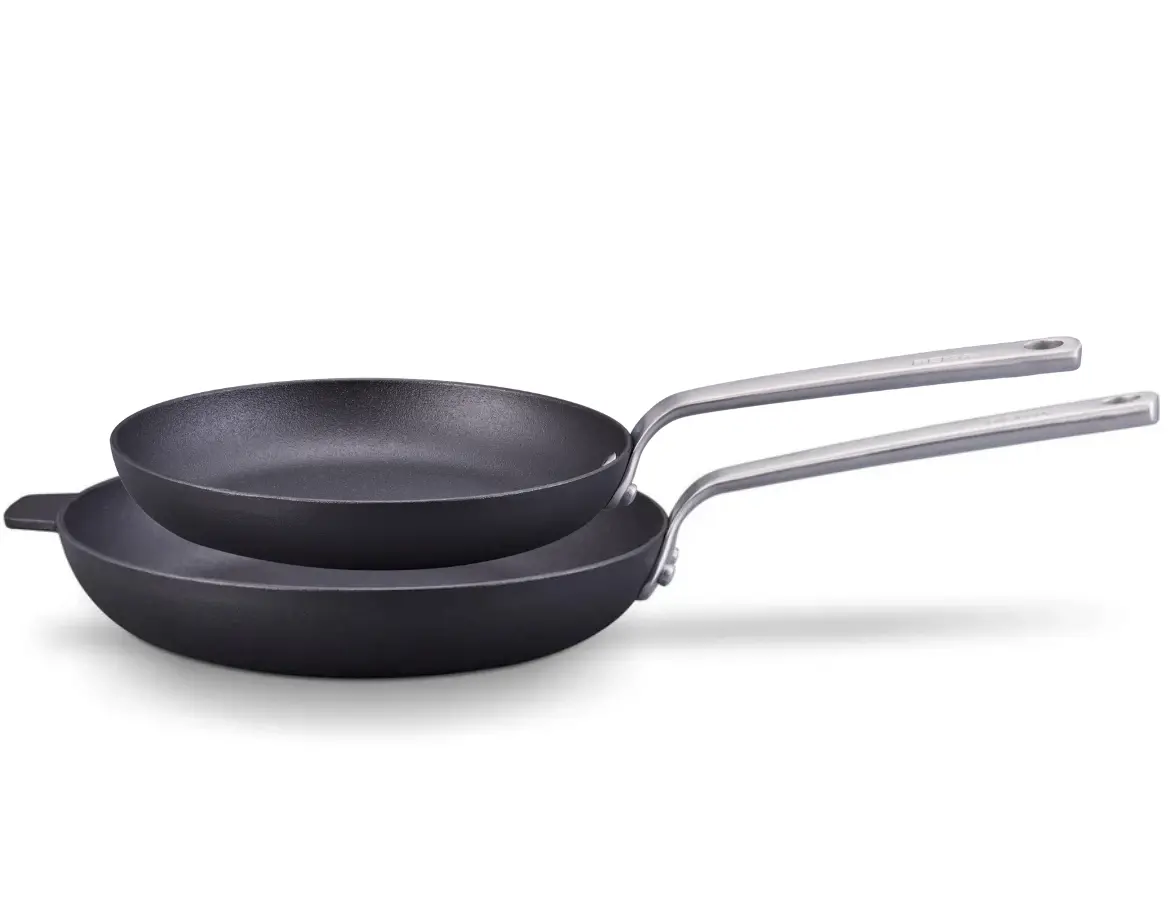 Beka Koekenpannenset Stark 2-Delig Ø 24 Cm + 28 Cm - Geschikt Voor Alle Warmtebronnen - Zonder Anti-Aanbaklaag 1