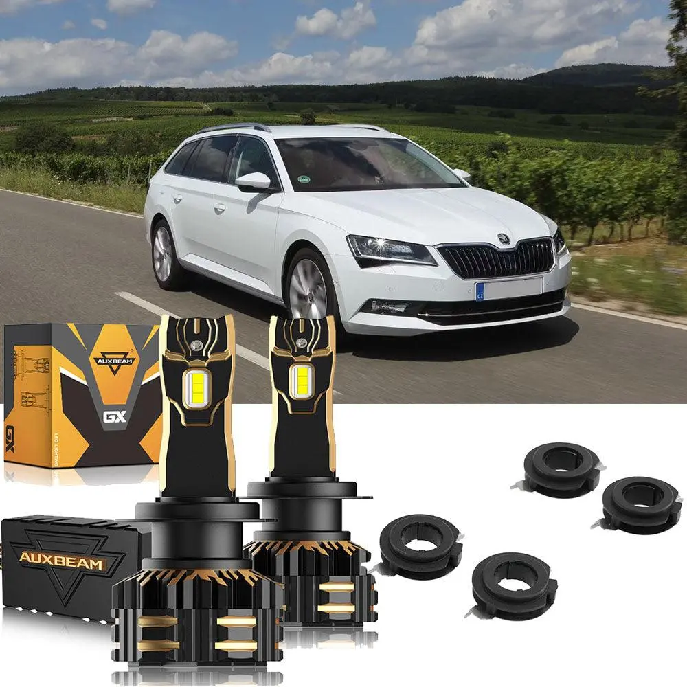 For 2015 Skoda Superb 3 (3V) H7 Led Headlight Bulbs 1