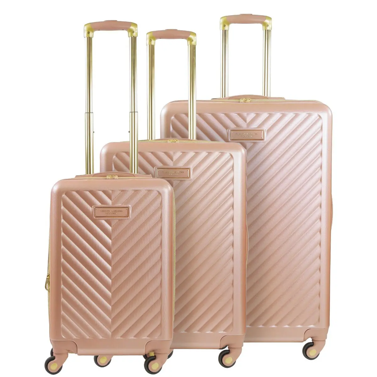 Addie Hardside Spinner 3-Piece Luggage Set - Rose Gold 1