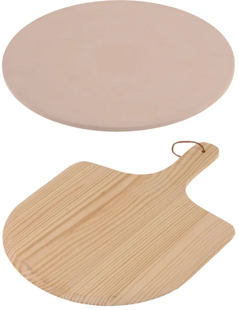 Cookinglife Pizza Bakset Ø 33 Cm - Pizza Baksteen En Pizzaschep 1