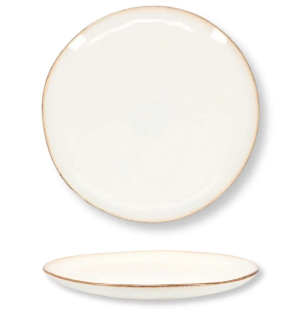 Salt & Pepper Dinerborden Artisan Wit Ø 28 Cm - 4 Stuks 1
