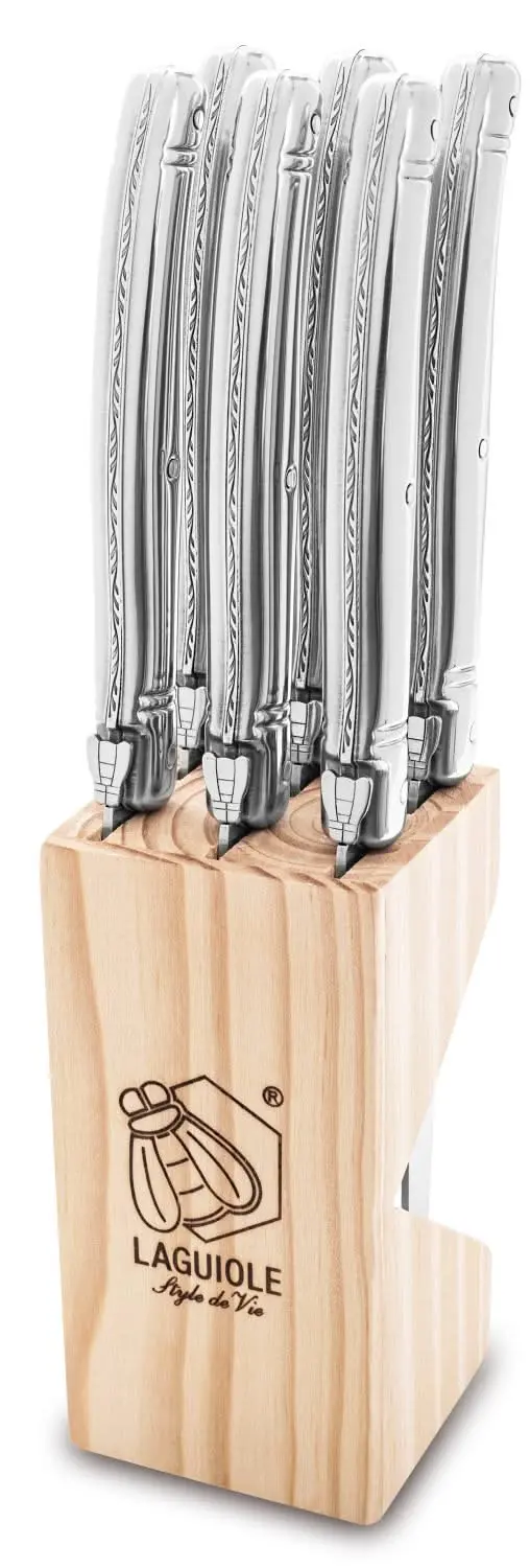 Laguiole Style De Vie Steakmessen Premium Line Rvs - 6 Stuks 1