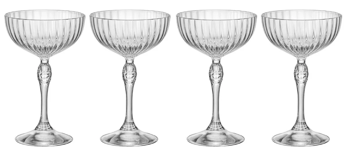 Bormioli Rocco Cocktailglazen America 20'S - 220 Ml - 4 Stuks 1