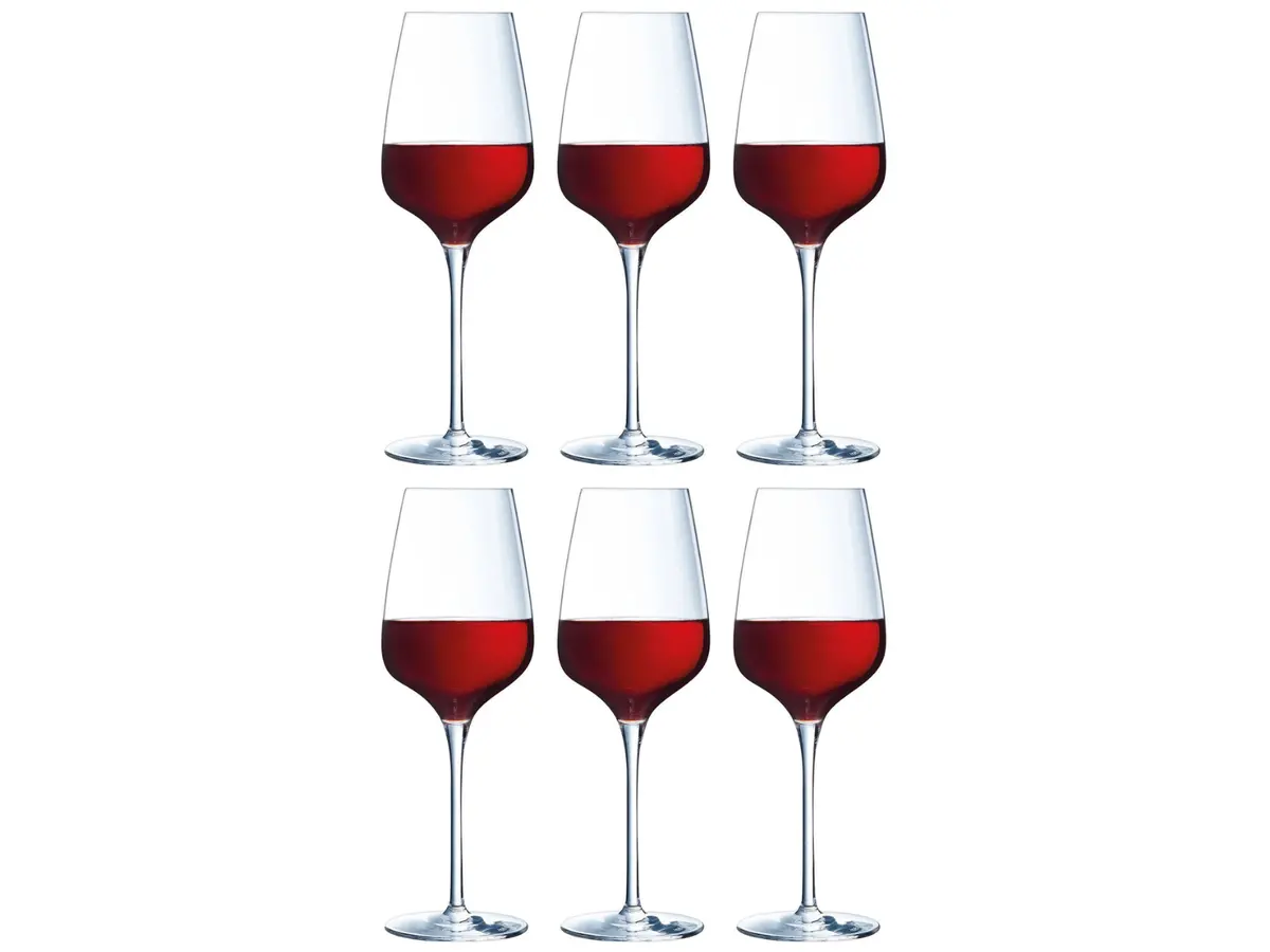 Chef & Sommelier Rode Wijnglazen Sublym - 350 Ml - 6 Stuks 1