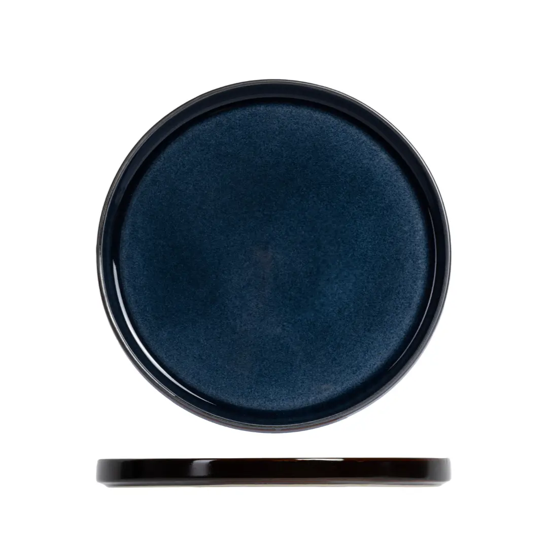 Cosy & Trendy Gebaksbordjes / Kleine Bordjes Quintana Blue Ø 14 Cm - 4 Stuks 1