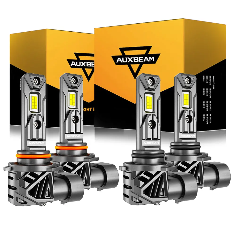 🆕9005+9006 Led Headlight Bulbs 90W 22000Lm Q26s Series 1:1 Same Oem Size 6500K Cool White | 4 Bulbs 1